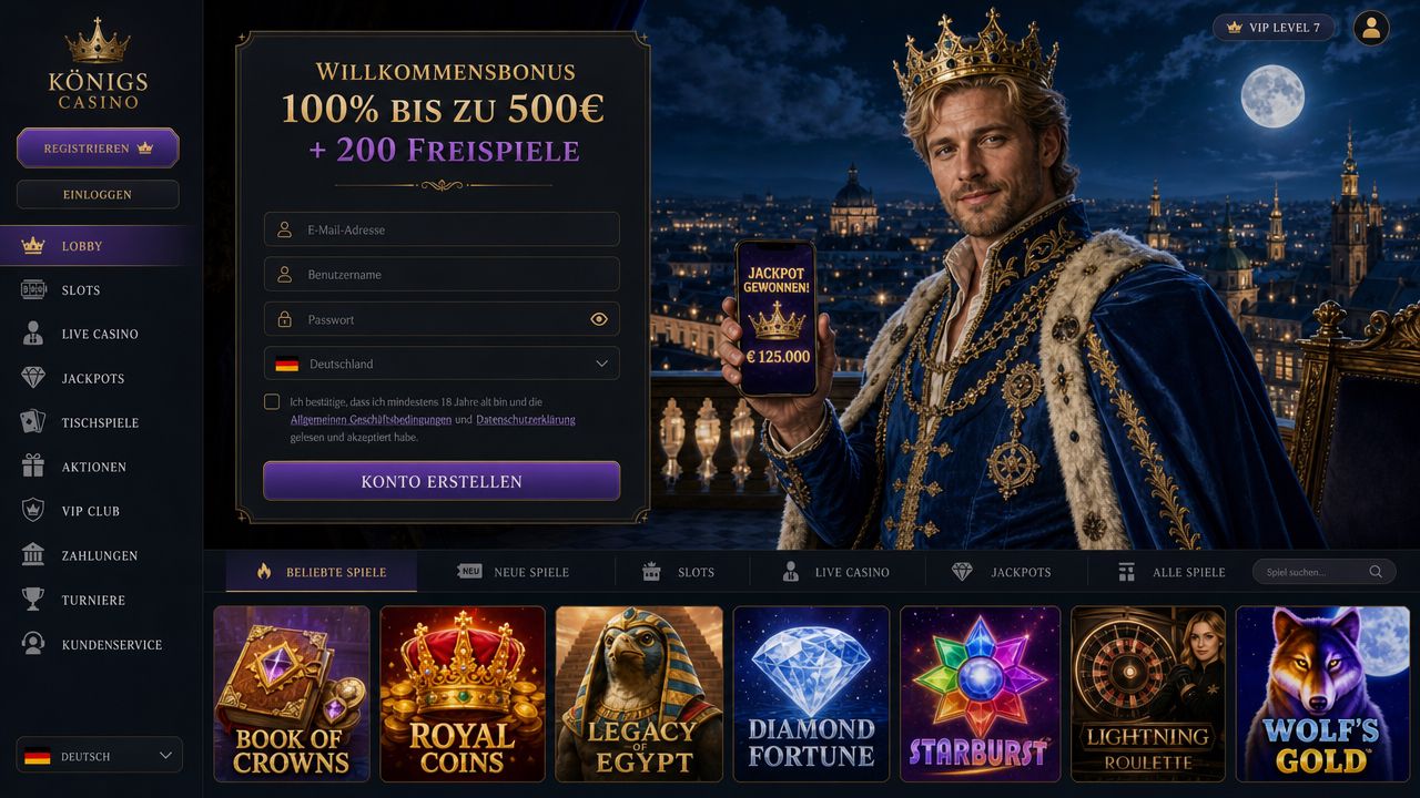King Billy Casino Überblick