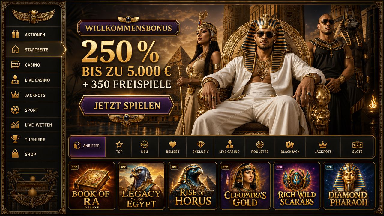 Screenshot der Realz Casino Webseite